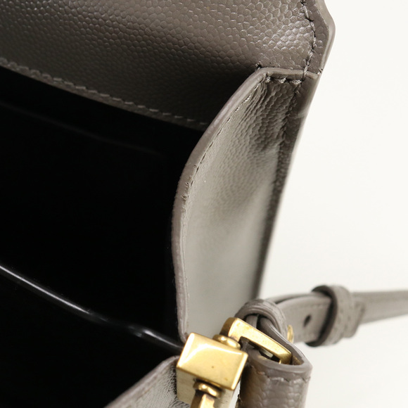 Saint Laurent Cassandra Top Handle Medium Gray - Picture 7 of 9